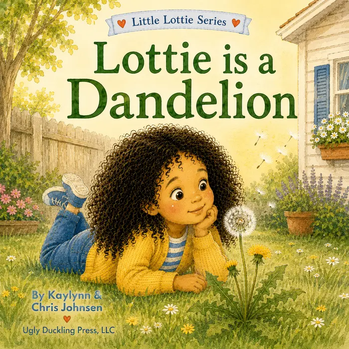 Cover of Lottie is a Dandelion by Kaylynn and Chris Johnsen